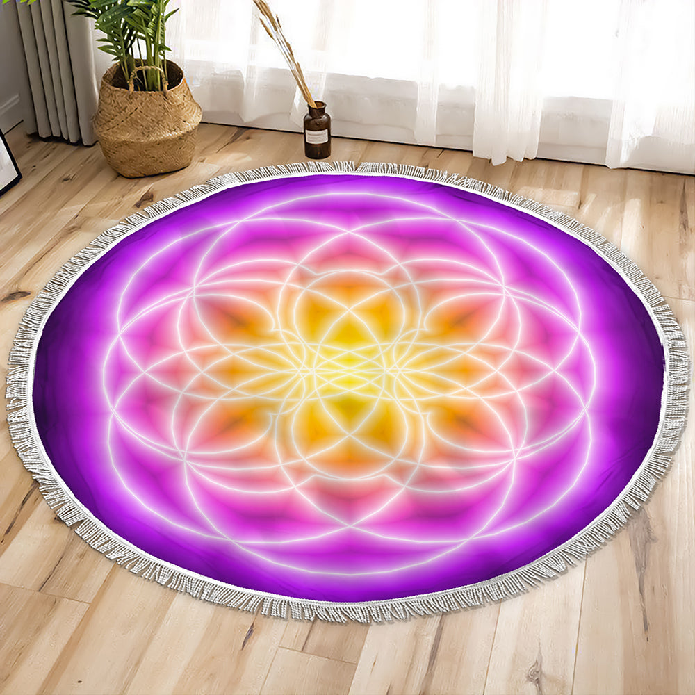 Pink Soul Circle Tapestry