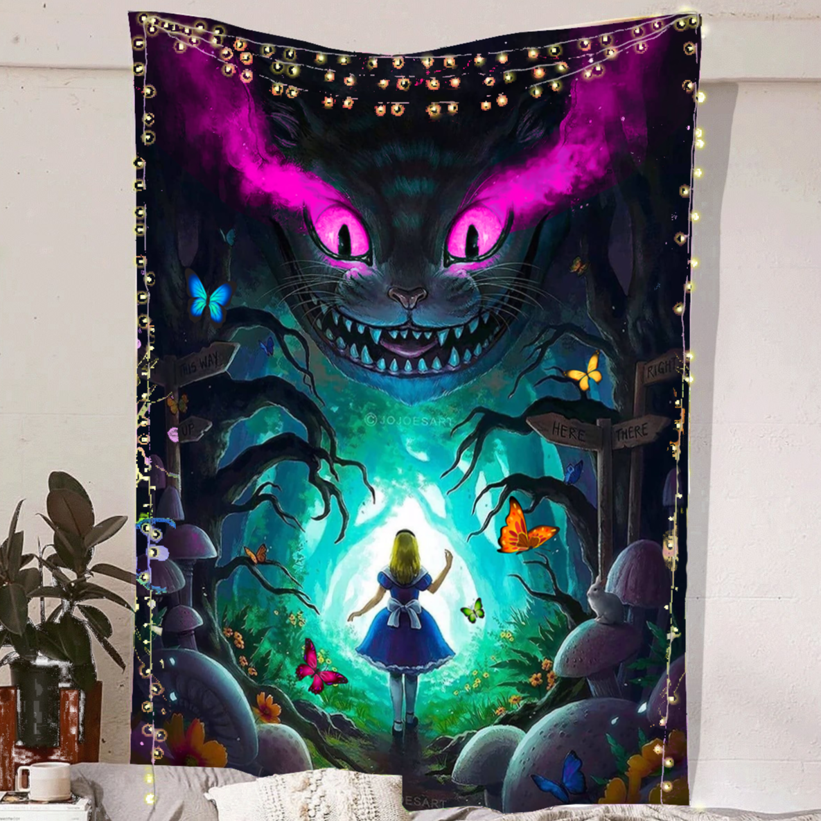 Alice Butterflies Tapestry