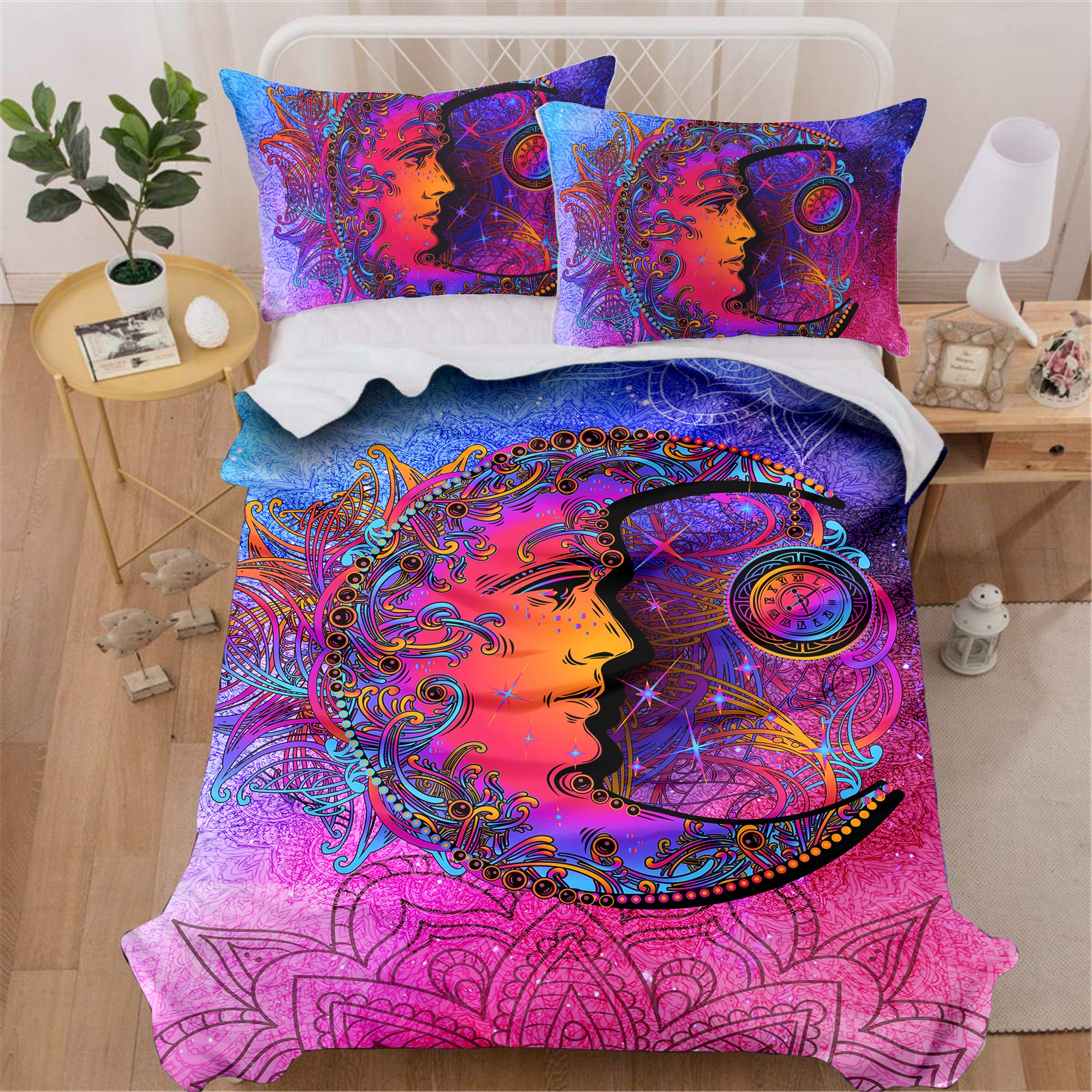 Peaceful Moon Bedding Set