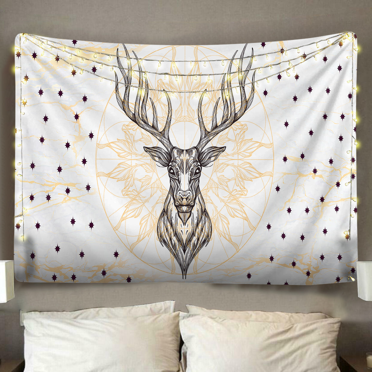 Deer Head Tapestry