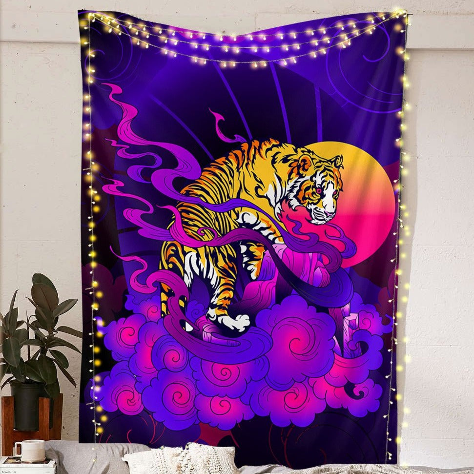 Mystic Tiger Tapestry