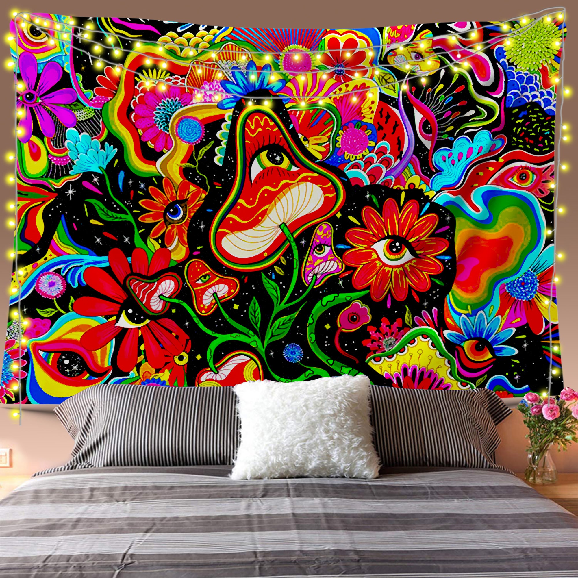 Mushroom Utopia Tapestry